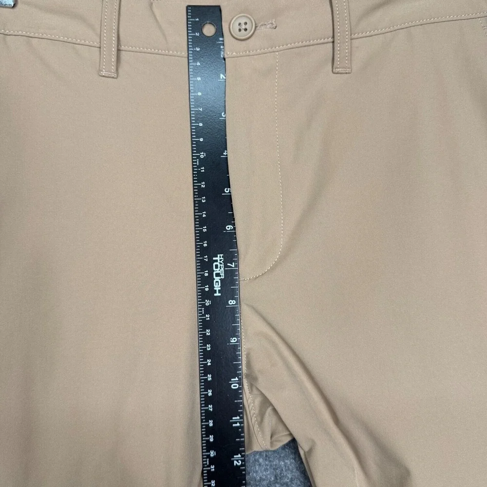 J Crew Pants Mens 32x30 Fits 34‎ Khaki Flex Slim Golf Preppy AA712 Polyester